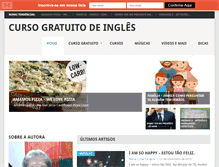 Tablet Screenshot of cursogratuitodeingles.com